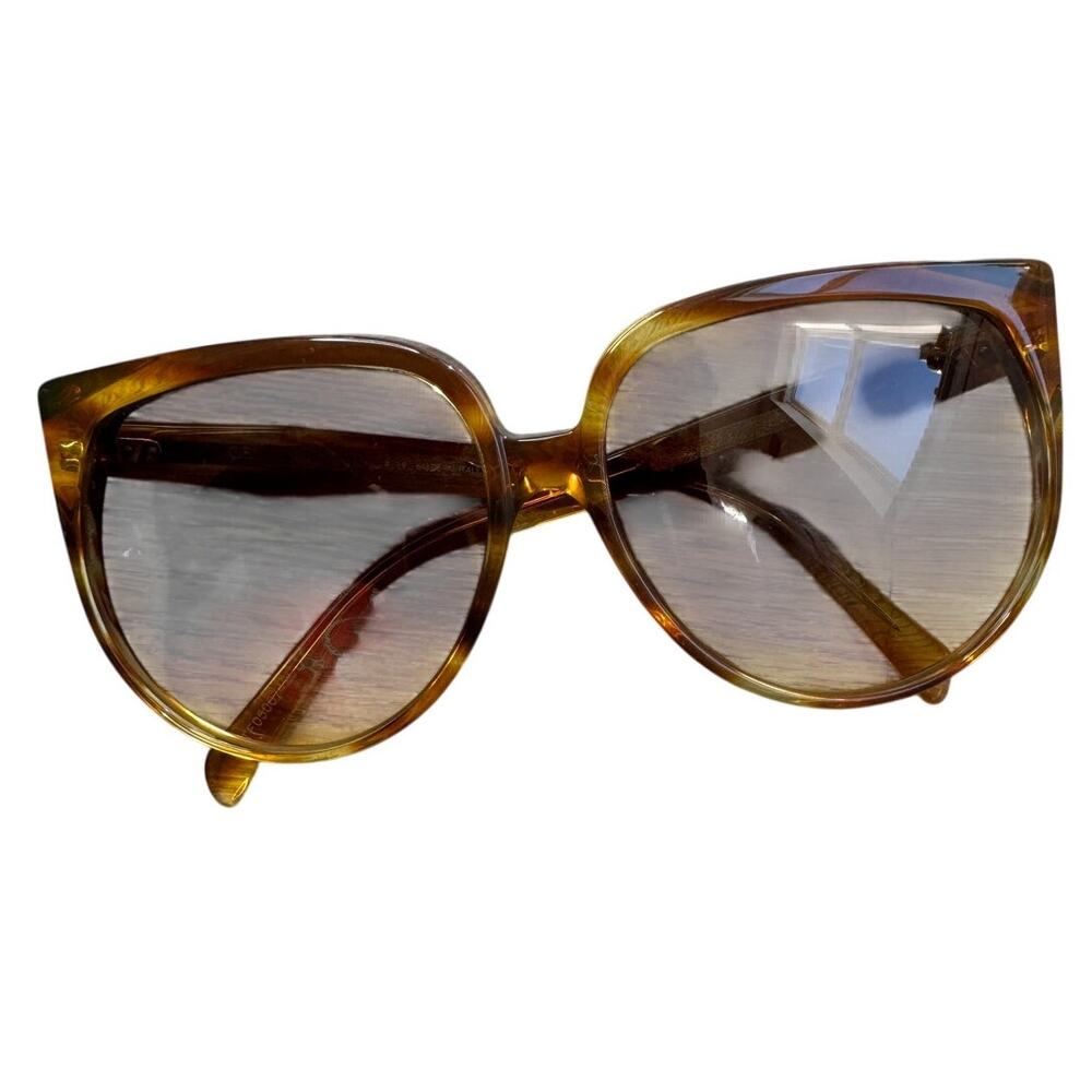 Authentic Celine Paris Oversized Tortoiseshell Su… - image 2